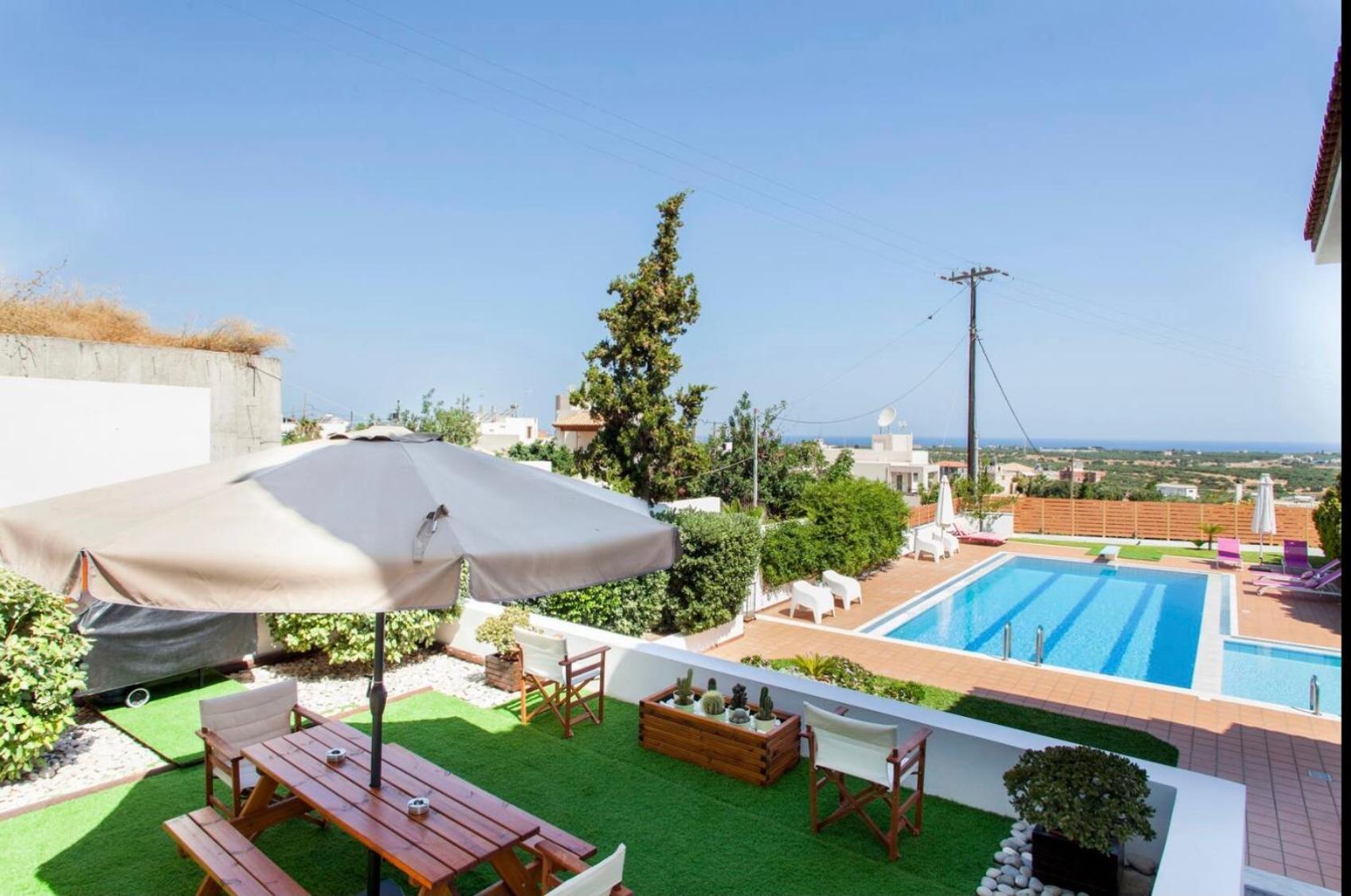 Artemis Luxury Villa - Hersonissos Private Pool Oasis מראה חיצוני תמונה