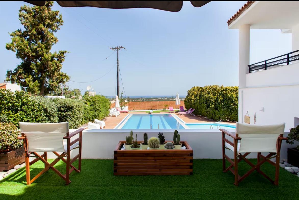 Artemis Luxury Villa - Hersonissos Private Pool Oasis מראה חיצוני תמונה